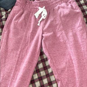 Pink joggers